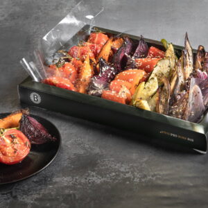 ירקות צלויים בתנור אבן בניחוח איטלקי